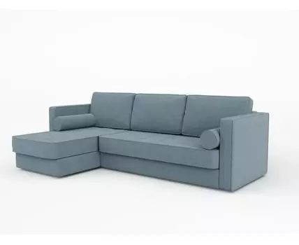 Диван угловой левый Токке (Серый, 104, 281, Тик-так)