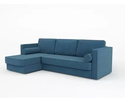 Диван угловой левый Токке (Синий, 104, 281, Тик-так)