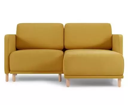 Диван угловой Нордика Мини Velvet Yellow