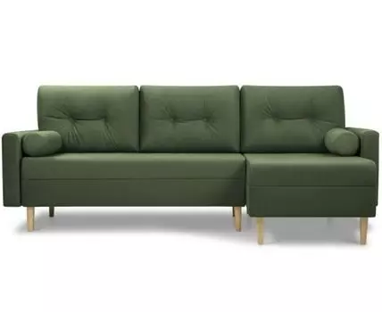 Диван угловой Нумо Velvet Green