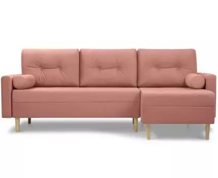 Диван угловой Нумо Velvet Pink