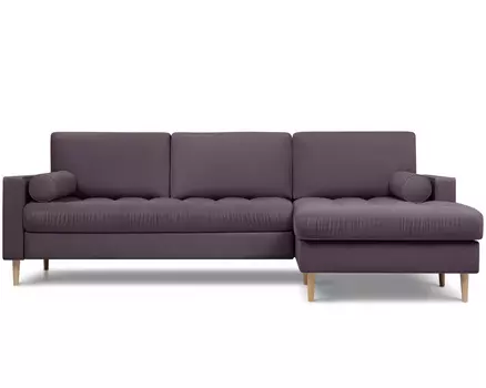 Диван угловой Плэнтис Velvet Plum