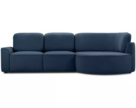 Диван угловой Шера Velvet Blue