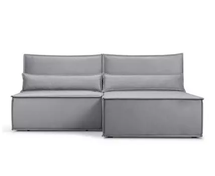 Диван угловой Стаус Velvet Silver