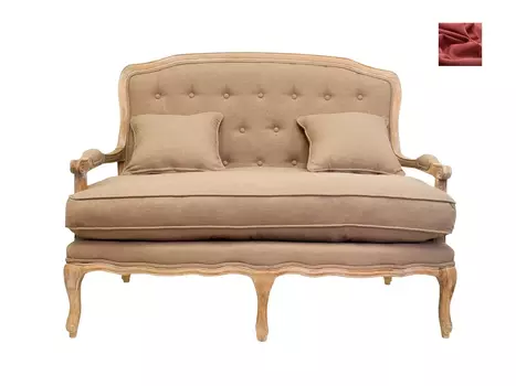 Диван Yareli brown красный