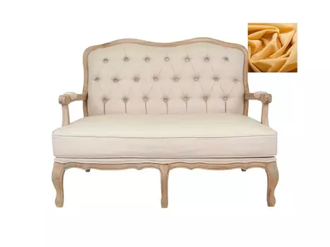 Диван Yareli желтый