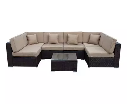 Диван YR822BB-Brown/Brown