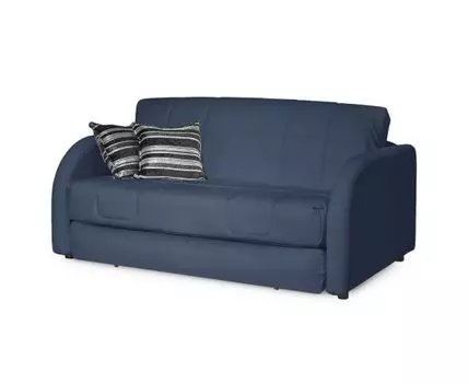 ДиванГламур (Текстиль, Синий)