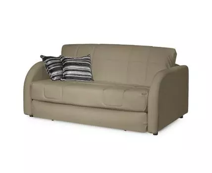 ДиванГламур (Текстиль, светло-коричневый)