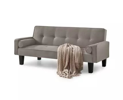 ДиванКвебек (Текстиль, серо-коричневый)