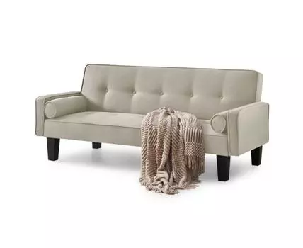 ДиванКвебек (Велюр, Бежевый)