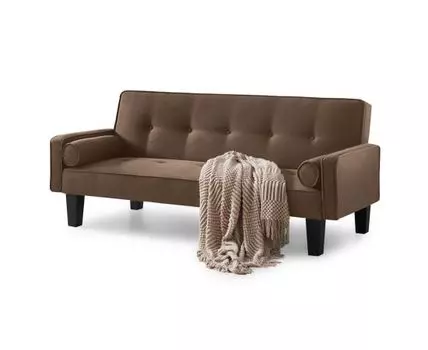 ДиванКвебек (Велюр, Коричневый)