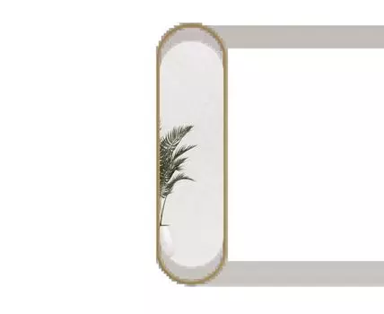 Дизайнерское настенное зеркало Evelix L