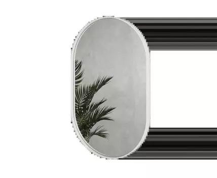 Дизайнерское овальное настенное зеркало Nolvis S