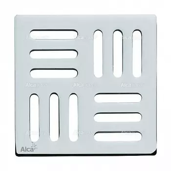 Дизайновая решетка 102 102 5 латунь – хром, арт. MPV001