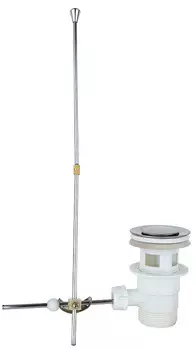 Донный клапан с рычагом Timo пластик