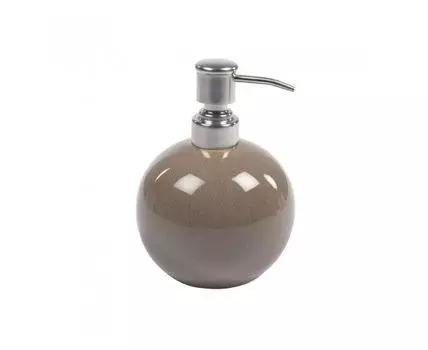 Дозатор для мыла Berdolina (хром, коричневый, 10.8)