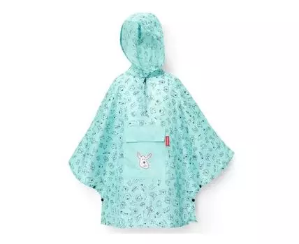 Дождевик детский cats and dogs mint (мятный, 62)