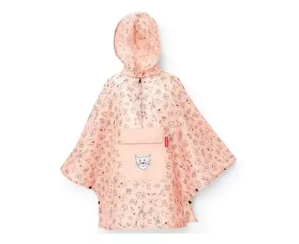 Дождевик детский cats and dogs rose (Розовый, 62)