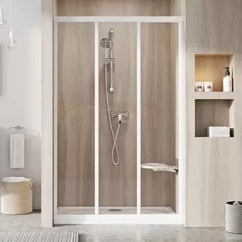 Душевая дверь Ravak Supernova ASDP3-100 см белый профиль, прозрачное стекло Ravak