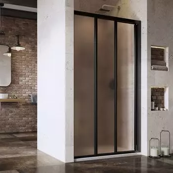 Душевая дверь Ravak Supernova ASDP3-100 см черный профиль, матовое стекло