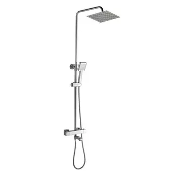 Душевая система HAIBA HB2422, тропический душ, латунь, хром