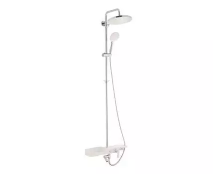 Душевая система LEMARK Tropic LM7007C с верхним душем и ручной лейкой D119 мм 3F со смесителем Lemark