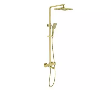 Душевая система с термостатом TIMO Tetra-thermo SX-0169/17, матовое золото