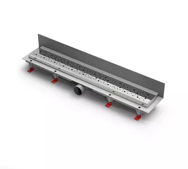 Душевой лоток 75 см Creto Points CRE-750 PN-P с решеткой, хром