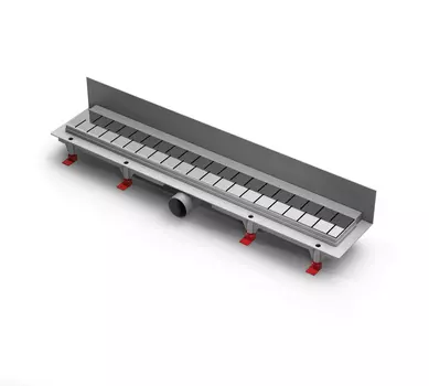 Душевой лоток 75 см Creto Snake CRE-750 SH-P с решеткой, хром