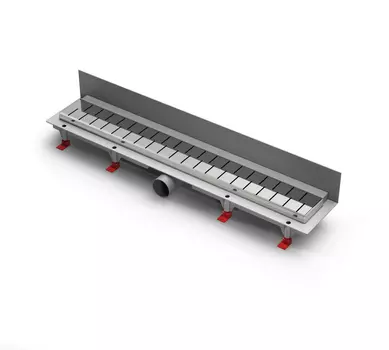 Душевой лоток 75 см Creto Snake CRE-750 SN-P с решеткой, хром