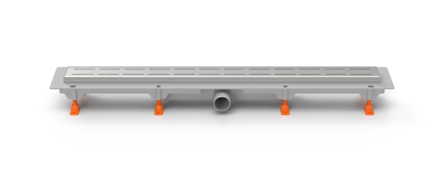 Душевой лоток 85 см Creto Walkway CRE-850 WH с решеткой, хром