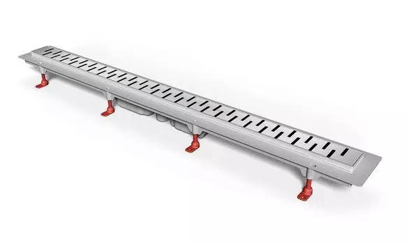 Душевой лоток 95 см Creto Snake CRE-950 SN-Down с решеткой, хром