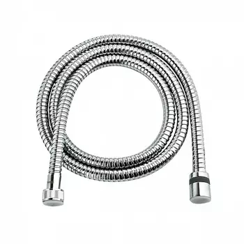 Душевой шланг Lemark LE8030S двухзагибный 1,5 м, сталь хромированная, пакет с подвесом