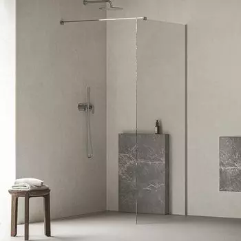 Душевой угол Walk-In Air Wall 90, хромированный профиль, прозрачное стекло