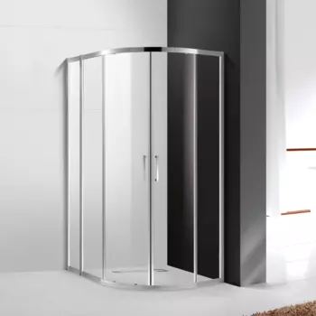 Душевой уголок Cezares Molveno 110х80 см MOLVENO-RH-2-110/80-C-Cr-IV профиль хром, стекло прозрачное