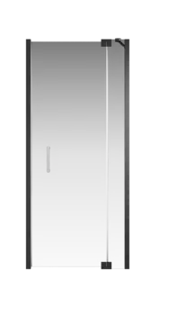 Душевой уголок Creto Tenta стекло прозрачное профиль черный 90х90 см, 123-WTW-90-C-B-8 + 123-SP-900-C-B-8