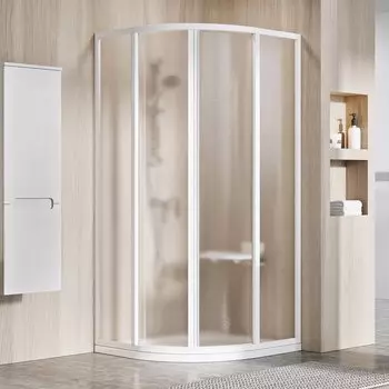 Душевой уголок Ravak Supernova SKCP4-80 см белый профиль, матовое стекло