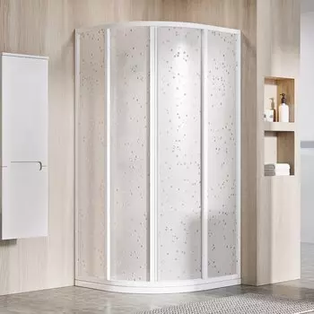 Душевой уголок Ravak Supernova SKCP4-90 см белый профиль, матовый полистирол Ravak