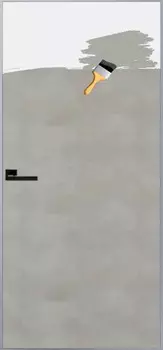 Дверь скрытого монтажа AL кромка 2000мм.