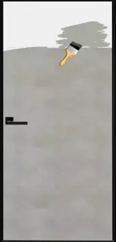 Дверь скрытого монтажа AL кромка 2000мм.