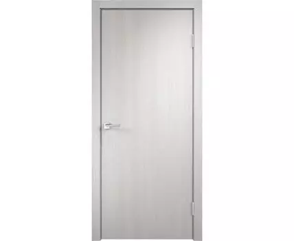 Дверное полотно VellDoris Smart дуб белый глухое экошпон