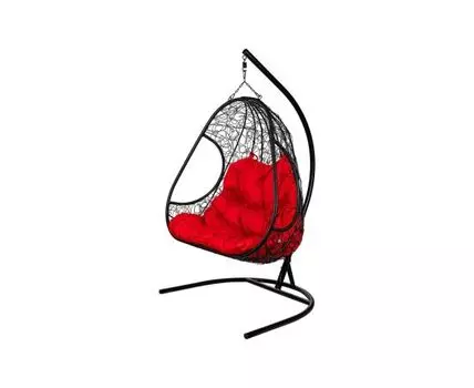 Двойное подвесное кресло Primavera (Черный, 140)