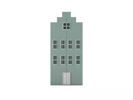 Двойной шкаф-домик Амстердам MEDIUM