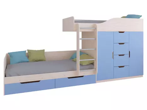 Двухъярусная кровать Астра 6