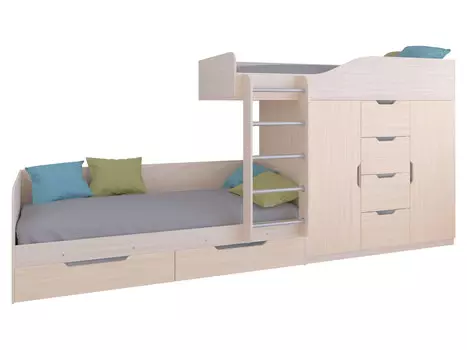 Двухъярусная кровать Астра 6