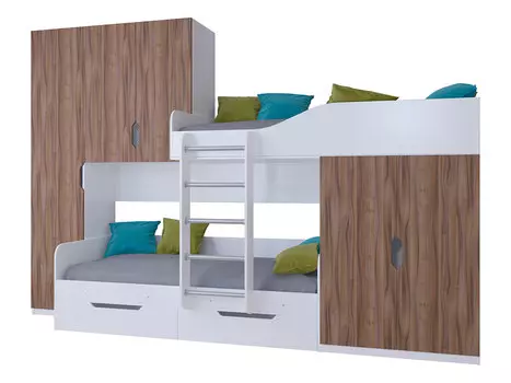 Двухъярусная кровать Лео