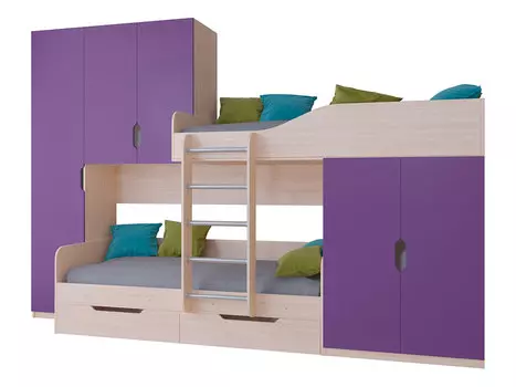 Двухъярусная кровать Лео