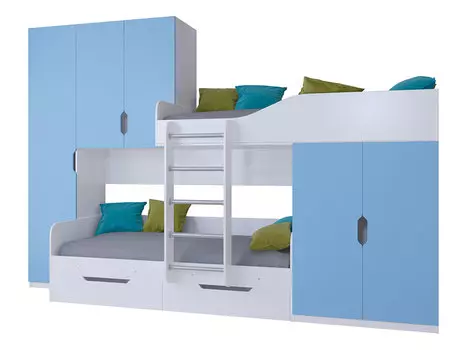 Двухъярусная кровать Лео