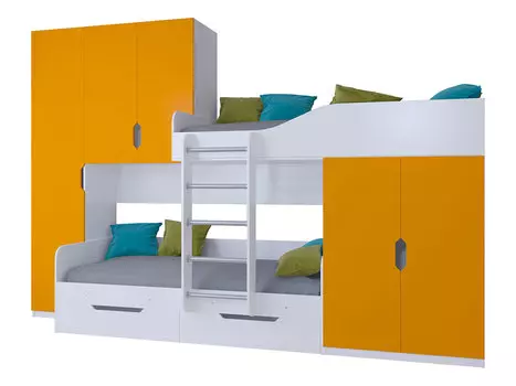 Двухъярусная кровать Лео